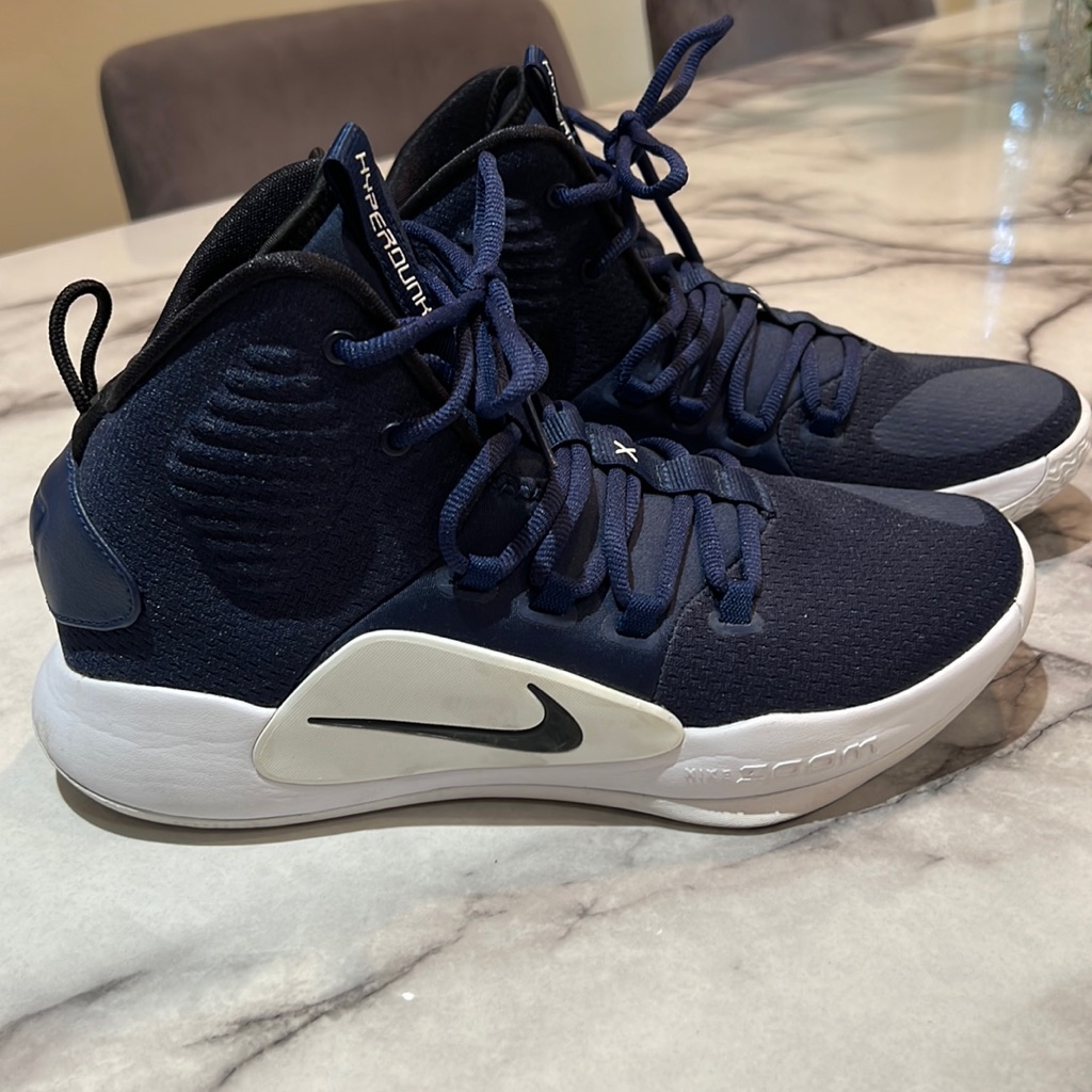Nike Hyperdunk X Tb 'Midnight Navy' Boys Hight Top Basketball Shoes Sneakers